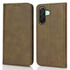 For Samsung Galaxy A26 5G Case PU Leather Calf Textured Magnetic Closing Smart Phone Cover