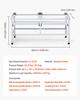 Washing Machine Stand Pedestal 48.5x25 Inch 590LB with Double Tray