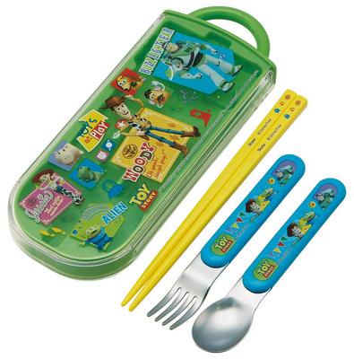 Skater Bento Essstäbchen Trio Set Essstäbchen Löffel Gabel Toy Story 20 Disney TACC2 Kinder 16,5 cm