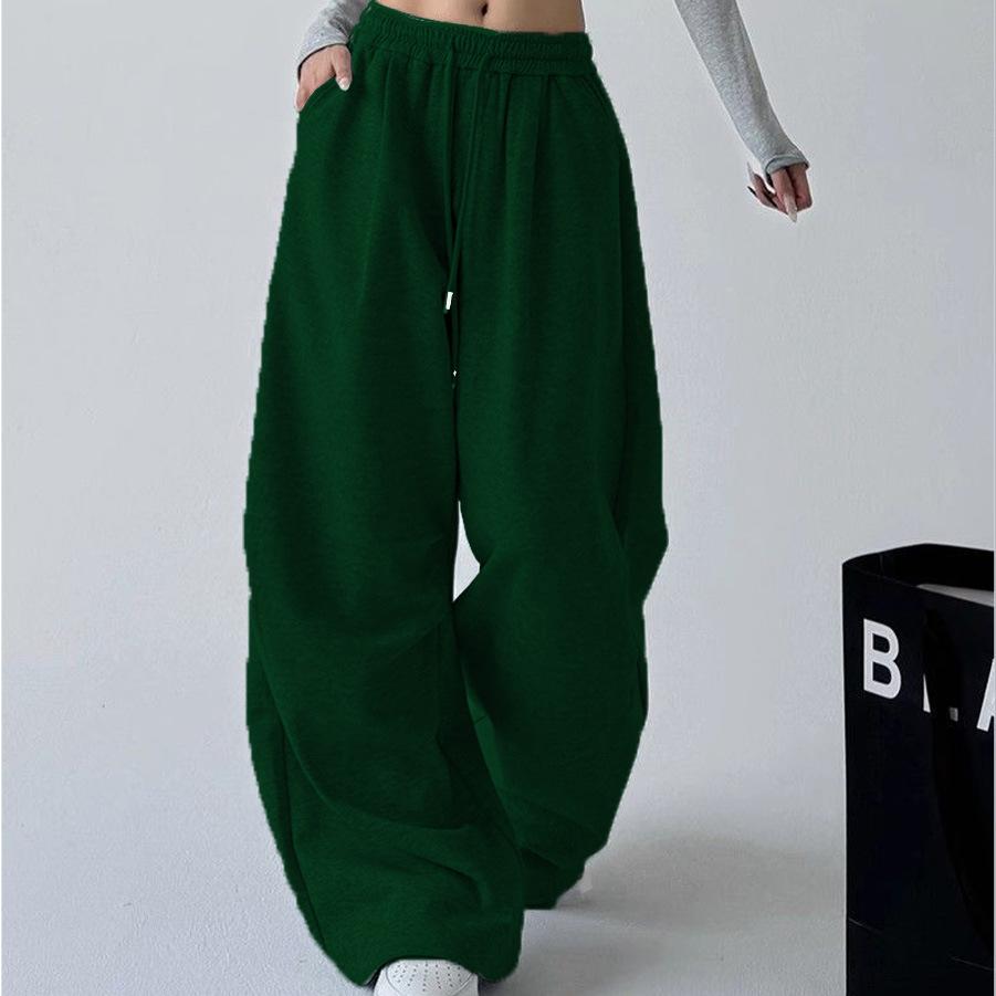 

Women s Gray High-Waist Wide Leg Pants XXXL