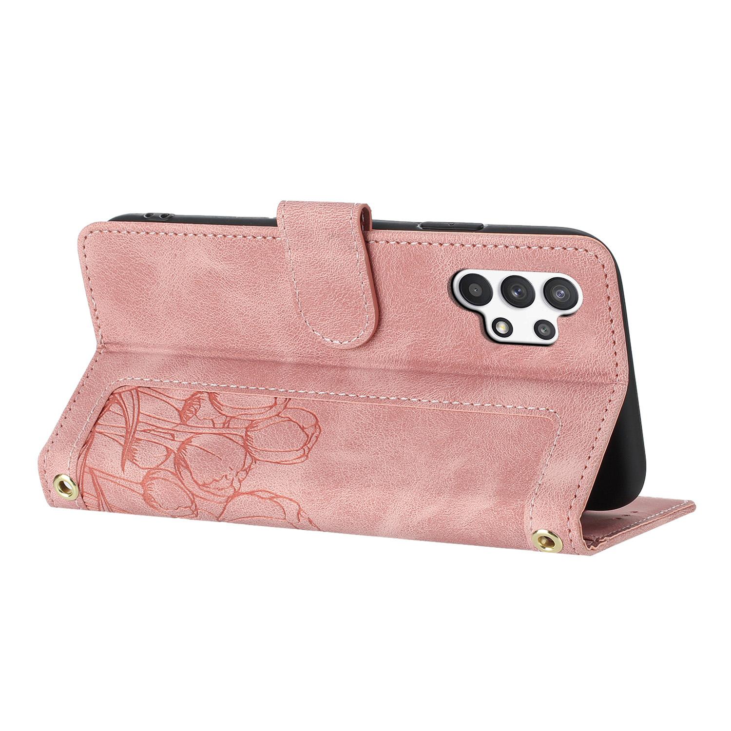 

Шкіряний чохол-книжка Tulip для Samsung Galaxy A32 5G/M32 5G з 5 слотами для карток та гаманцем Black