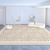 Striped Geometric Pattern Carpet for Living Room Large Area Rugs Modern Minimalism Light Luxury Mats Bedroom Floor Mat