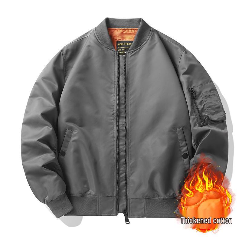 Spring & Autumn MA-1 Men's Pilot Jacket: Loose Fit Flight Style