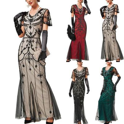 Women's Party Sexy Dress Fashion Solid Color Sequin Fringe Dress