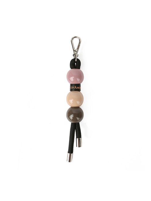 Conamor Black Sugar Ball Keychain - Neutral beige