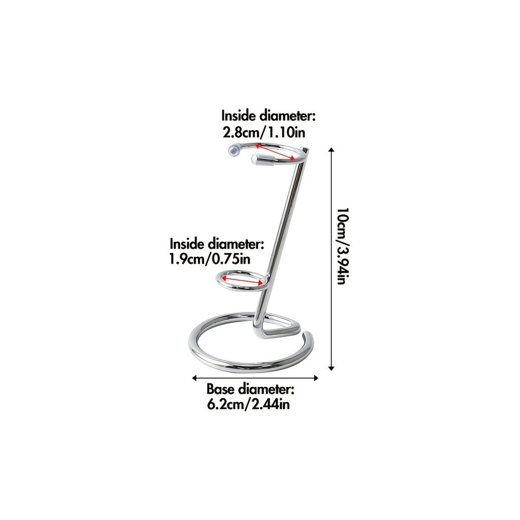1Pc Crystal Rod Holder, multi-colored metal ball base - suitable for office, home or restaurant decoration, Creative and elegant gift display stand