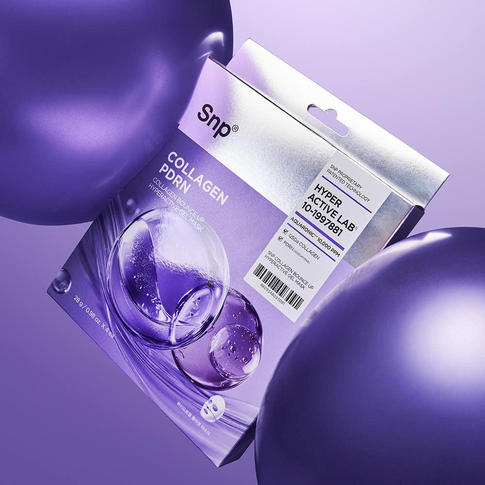

SNP Collagen Bounce Up Hyperactive Gel Mask 4 Sheets (3 Packs)