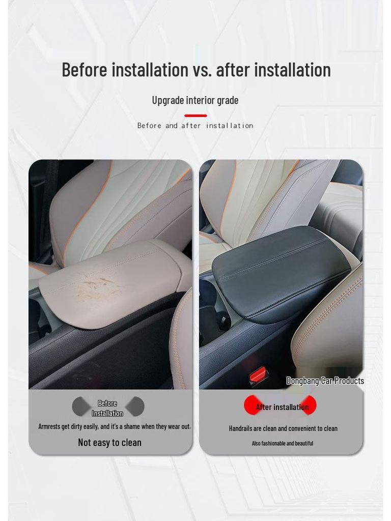 BYD Song Pro Armrest Box Protective Cover - New Energy Vehicle Interior Pad