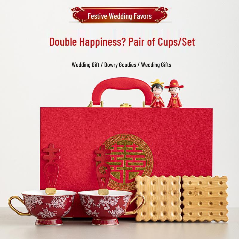 High-End Wedding Gift Mugs for Newlyweds and Bride's Best Friend - Perfect Engagement Souvenir