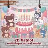 Party Backdrop Birthday Photo Booth Background Wall Decor