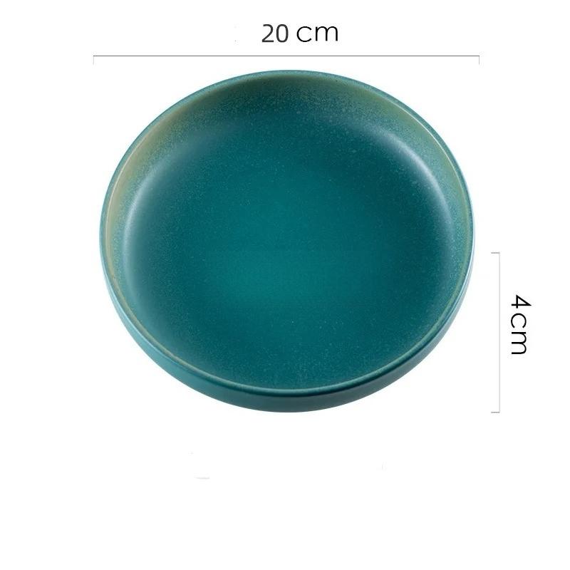 

Простая черно-белая глубокая суповая тарелка Западное блюдо круглая тарелка тарелки для салата матовая керамика большая тарелка для запекания бытовая посуда