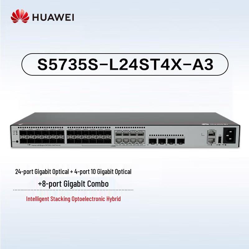 

Huawei S5735S-L24ST4X-A3 Managed 10G Ethernet Switch