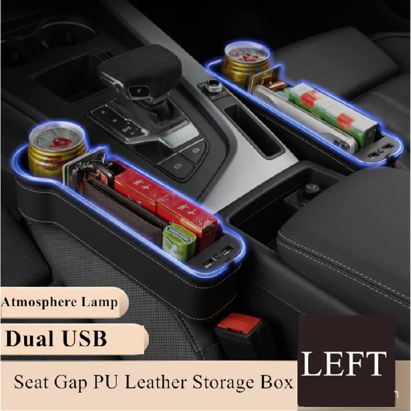 

Led Atmospheric Lighting Car Seat, Storage Niche, Qc30 Usb Charging Box, Seat Box, Storage Organizer, Cup Holder, Phone Holder, Accessories, Left Sid