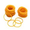 Strong Stretch Yellow Cowhide Rubber Bands - Durable, Disposable, Natural