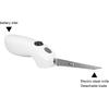 Cordless Electric Fillet, Battery Powered Portable Electrical Food Cutter for Carving Steak, Pork, Chicken, and Bread, Removable Reciprocating