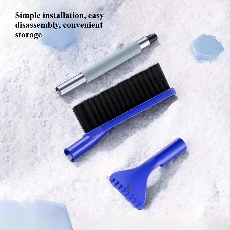 1pc Car Snow Shovel & Broom - Winter Car Care Tool, Thick Cold-Resistant W/ Warm Handle, Compact Vehicle Maintenance