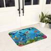 3D Ocean Animal Underwater World Colorful 4 Non-slip Doormat Floor Mat Carpet Rug for Kitchen Entrance Home Balcony Footpad Mats