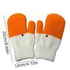 1Pair Comfortable and Warm Swan Knitted Gloves with Creative and Cute Design for Winter