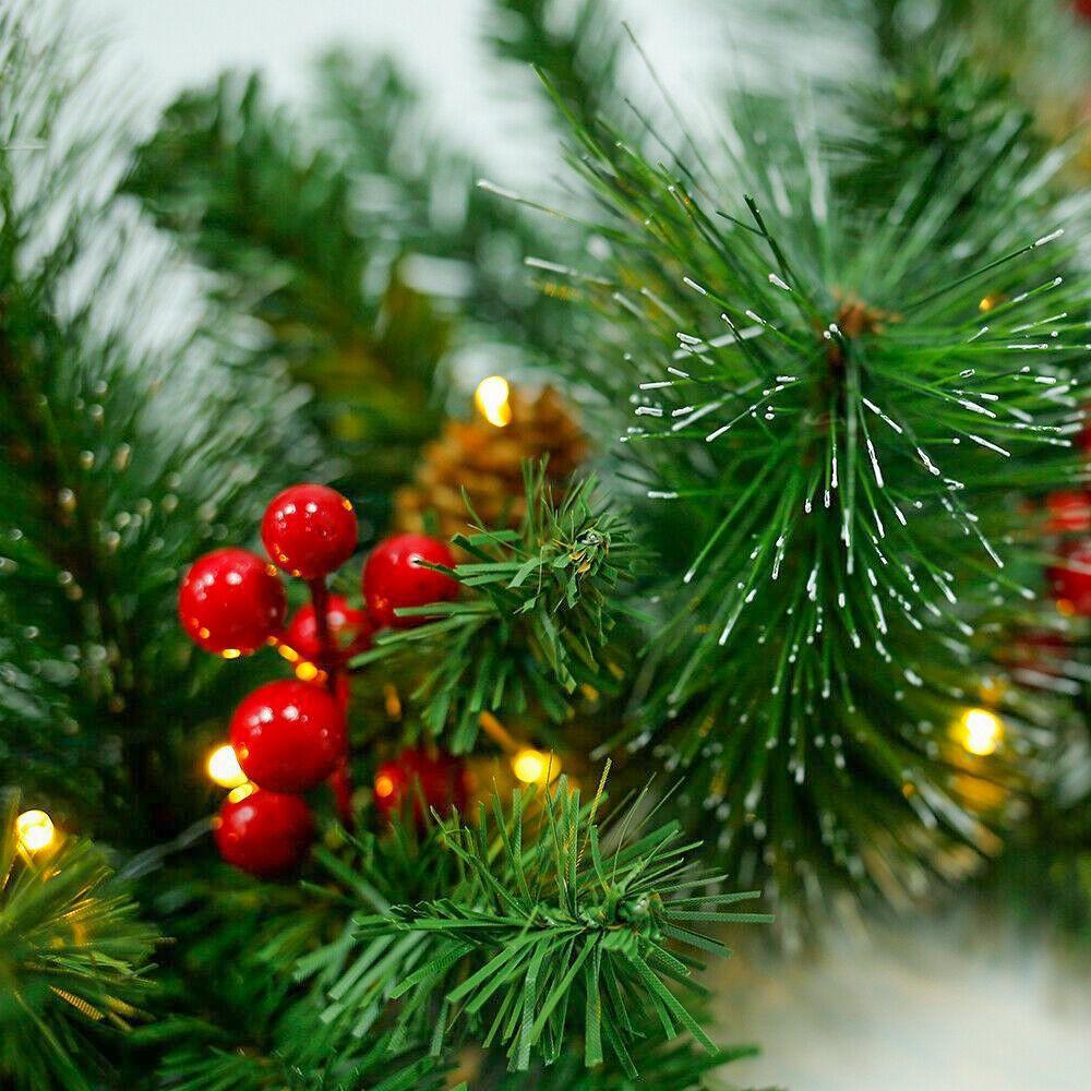 Decoration Artificial Xmas Tree Rattan Garland Decorative Christmas Garland Christmas Rattan