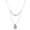 Elegant Double Layer Pearl Choker Necklace for Women - Summer Luxury Clavicle Design