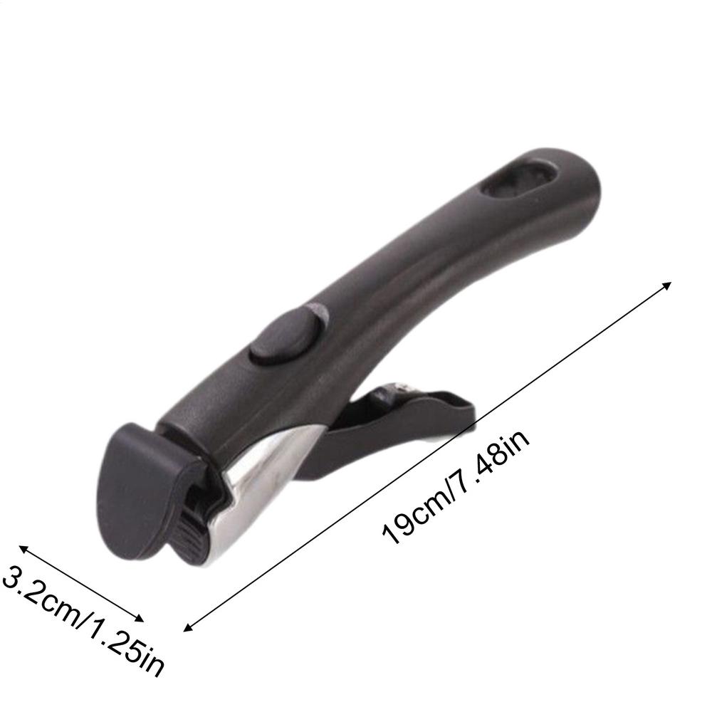 

Detachable Pot Handle Replacement Anti-Scalding Pot Accessories Anti-Scald Plate Gripper For Home Cooks Apartment RV Camper чёрный