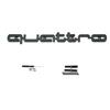 1Pc Quattro Emblem 3D ABS Car Front Grille Emblem For A3 A4 A5 A6 A6L A7 A8 Q3 Q5 Q7 S3 S4 S5 RS3 RS4 RS6 Badge Accessories