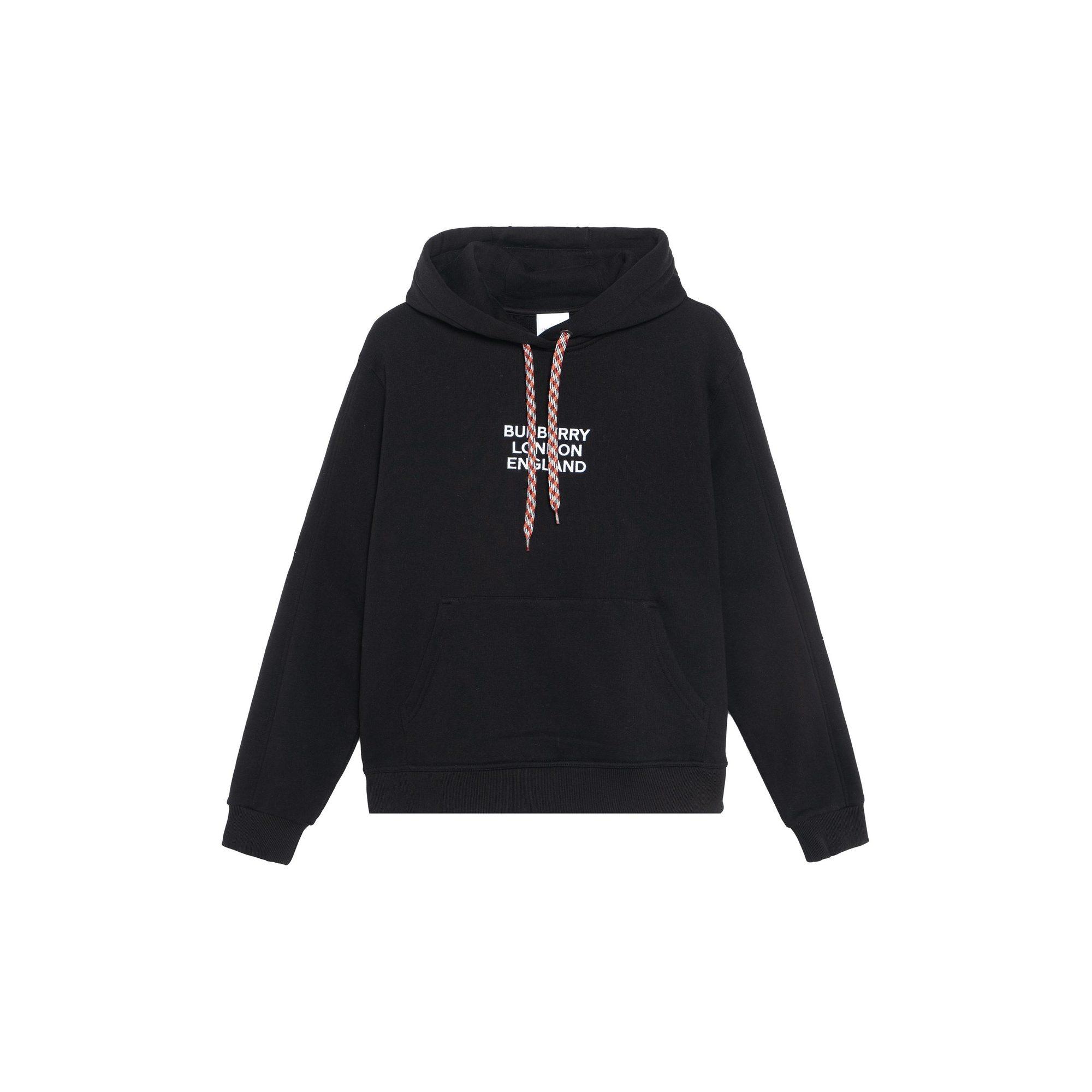 Burberry Women`s Embroidered Logo Oversized Hoodie