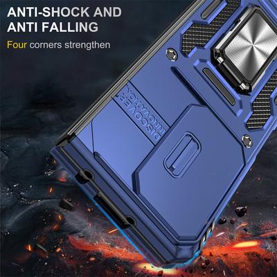 Z Fold7 5G 2025 Shockproof Case For Samsung Galaxy Z Fold 7 Armor Camera Slide Ring Back Funda For Galaxy Z Fold 7 Stand Cover