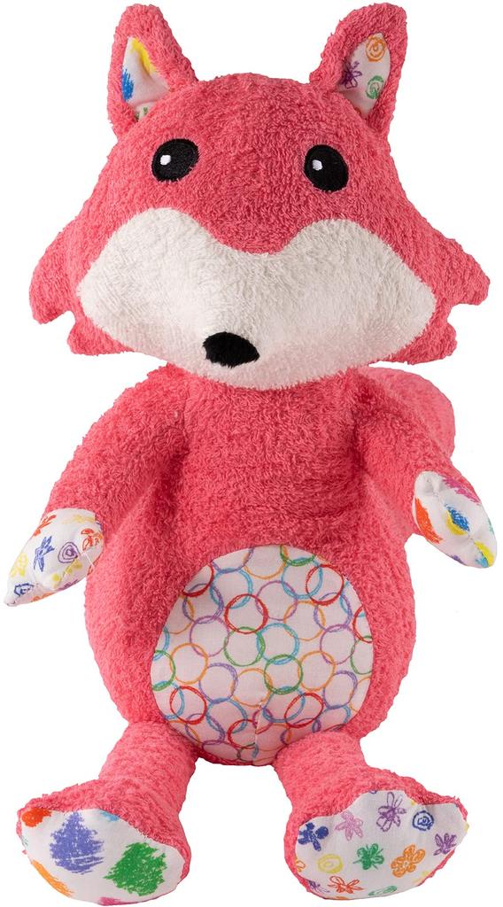 GiGi Plush Red Knitted Stuffed Perfect for and as a Friend or Sleeping Perfect as a Product Hi-Cube Fox, Large, Animal, Babies, Kids, companion.
