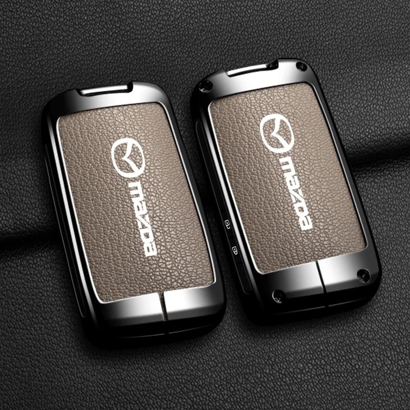 Car Key Cover Case Holder Shell Protection Fob For Mazda 3 Alexa CX30 CX-4 CX5 CX-5 CX8 CX-8 CX-30 CX9 CX-9 Keychain Accessories