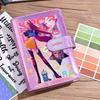 Nuovo KPop Demon Hunters Rumi Mira Zoey Anime Bidimensionale Laser Quaderno Carino Dolce Ragazza Diario di Alta Qualità Regali per le Feste