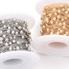 10 yards/roll Metal Golden Beads Chains For Jewelry Making Bulk Ball Link Chains DIY Women Men Necklace Bracelet Accessories