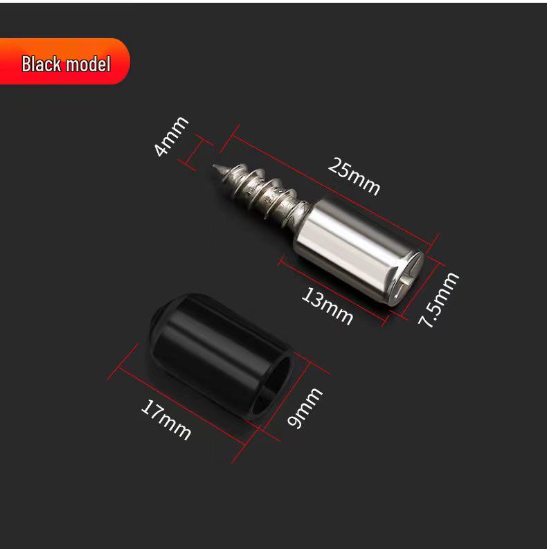 Integrated Self-Tapping Screw Shelf Support for Kitchen Cabinets and Wardrobes