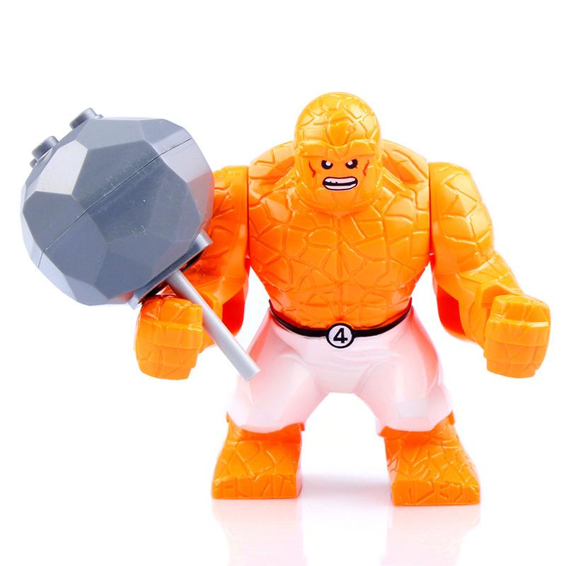 Marvel Mini Building Block Set Superhero Animal Figure Thanos Hulk Stone Man Assembles Building Block Set Toy Children's Birthday Gift Present