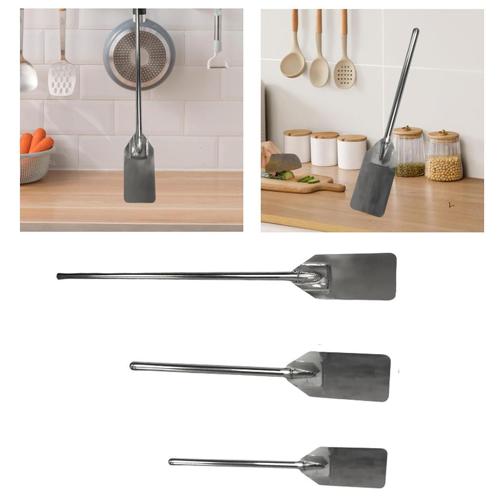 Mixing Paddle Stainless Steel Spatulas Sturdy Easy To Clean Large Stirring