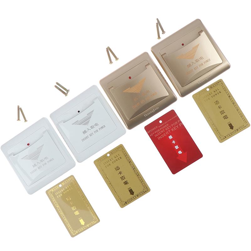 For Hotels Motels Luxury Guest Room Energy Saving Wall Switch Key Card Holder