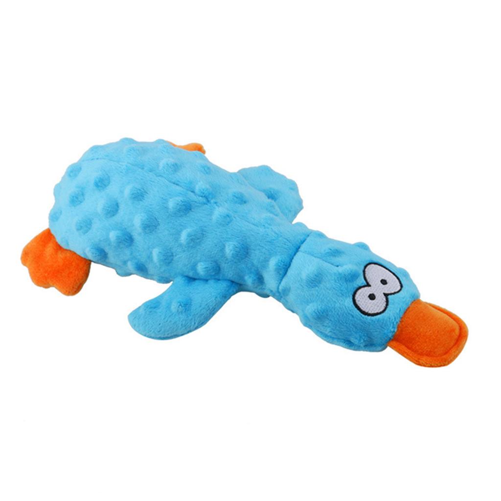 1/2Pcs Pet Plush Toy Dog Calming Duck Companion Sleeping Duck Toys Chew Toy Durable Squeaky for Puppy Pet Teeth Cleaning Chew