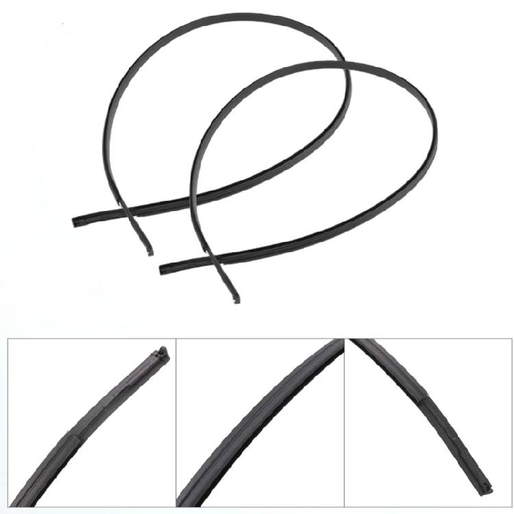 2pcs Weather Sealing Strips Automotive Accessories Left Right Side Roof Drip Moulding Trim Set 75551-52160 75552-52140