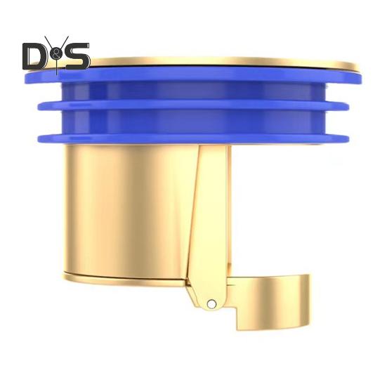 Shower Floor Drain Insert Anti-Backflow Valve Deodorizing Cartridge Fast Drainage Anti-Slip Design Toilet Floor Drain