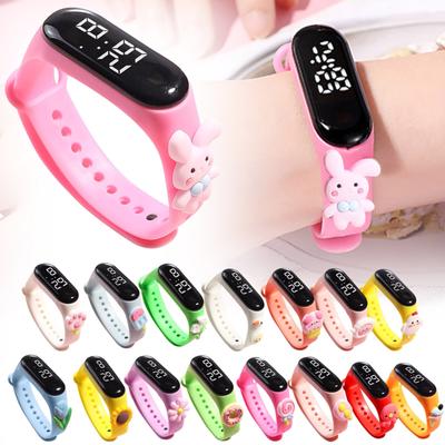 Kinder-Sportuhr, Cartoon-Uhr, Outdoor-Armband, Leben, wasserdicht, elektronische Uhr