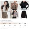 Tiernyueth Pearl Lace Half Turtleneck Knit Top with Long Solid Soft To the Women's Sleeves, Color, Splicing, Touch, Stretchy, Warm, Versatile,