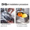 Stainless Steel Sink Drain Basket Rustproof Corrosion Resistant Efficient Filtering Kitchen Organizer Corner Sink Strainer