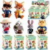 Series Zootopia Good Sitting Figurines Cute Judith Nick Flash Finnick Desktop Ornaments Kids Birthday Gift For Kids Adults Children's Birthday Gift