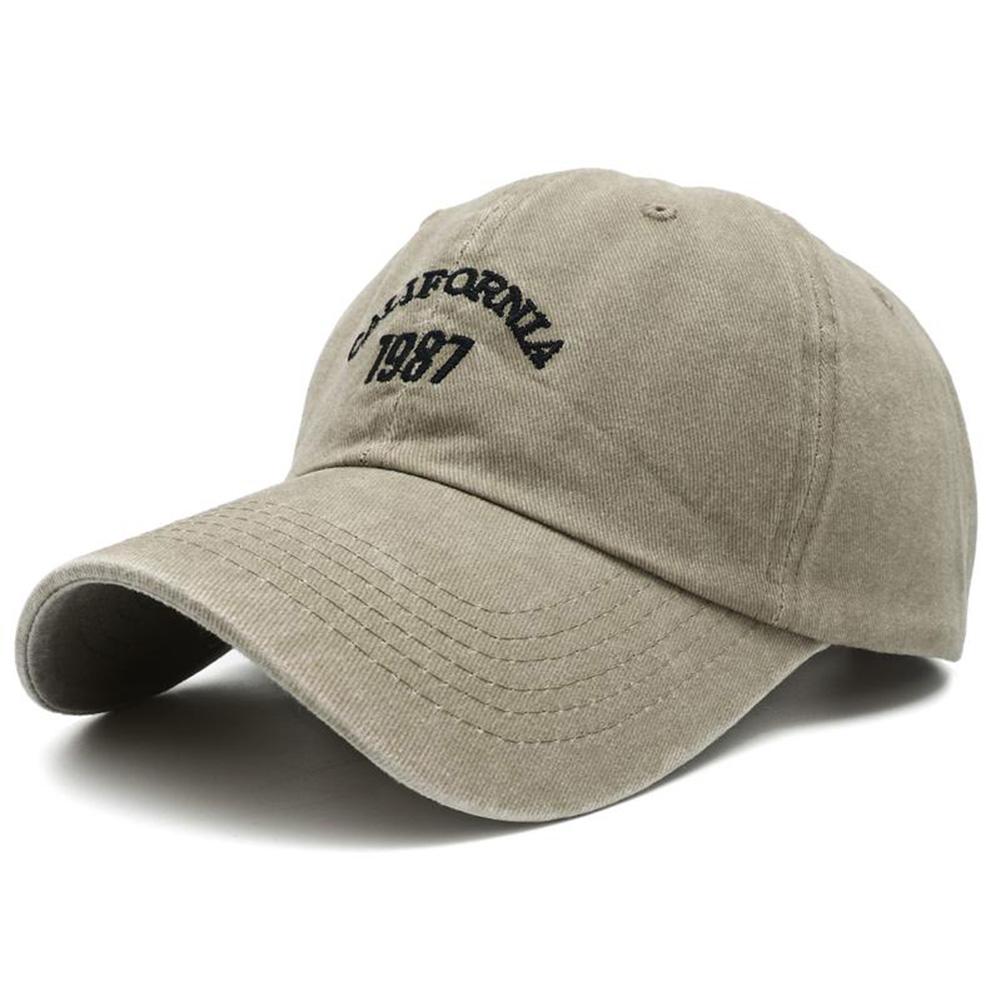 New Vintage California 1987 Embroideried Basebal Cap Hip Hop Adjustable Black Cotton Dad Hats For Men Gorras Hombre Beisbol