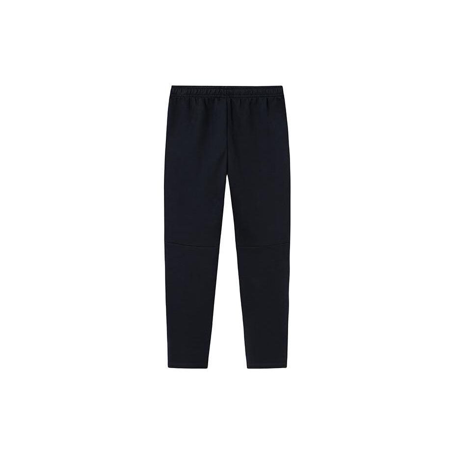 Anta Training Series Solid Color Mid Waist Straight Leg Running Casual Pants Men Pants Black 152417310-2