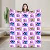 Custom Kawaii Printed Dory Finding Nemos Flannel Blanket  Super Soft Throw Blanket for Home Decor Bedspread Sofa Bed Cover