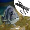 Tibemi Fish Alligator Fish Easy To Fish Grabber with Safety Fishing Gear for Salt and Freshwater Fish Black Catcher, Grip, Grip, Tooth-Shaped Design,