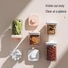 QIAOTENG Square Press-Seal Food Storage Jar