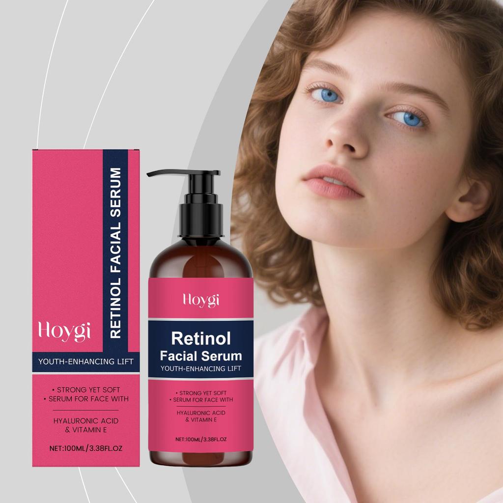 Retinol Anti-Falten Serum Porenverfeinernd Hydratisierend Feuchtigkeitsspendende Essenz Pigmentflecken Entfernen Hautpflege Für Alle Hauttypen