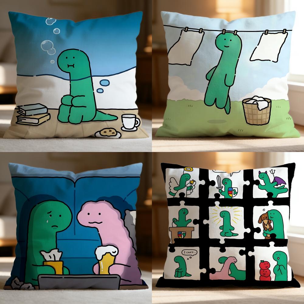 Fashion J-JJOGUMAN Cushion Cover Soft Washable Pillow Case Multi-Scene for Couch Bed Travel Office Use